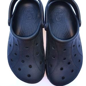 Girls size 3 black Brand New Crocs